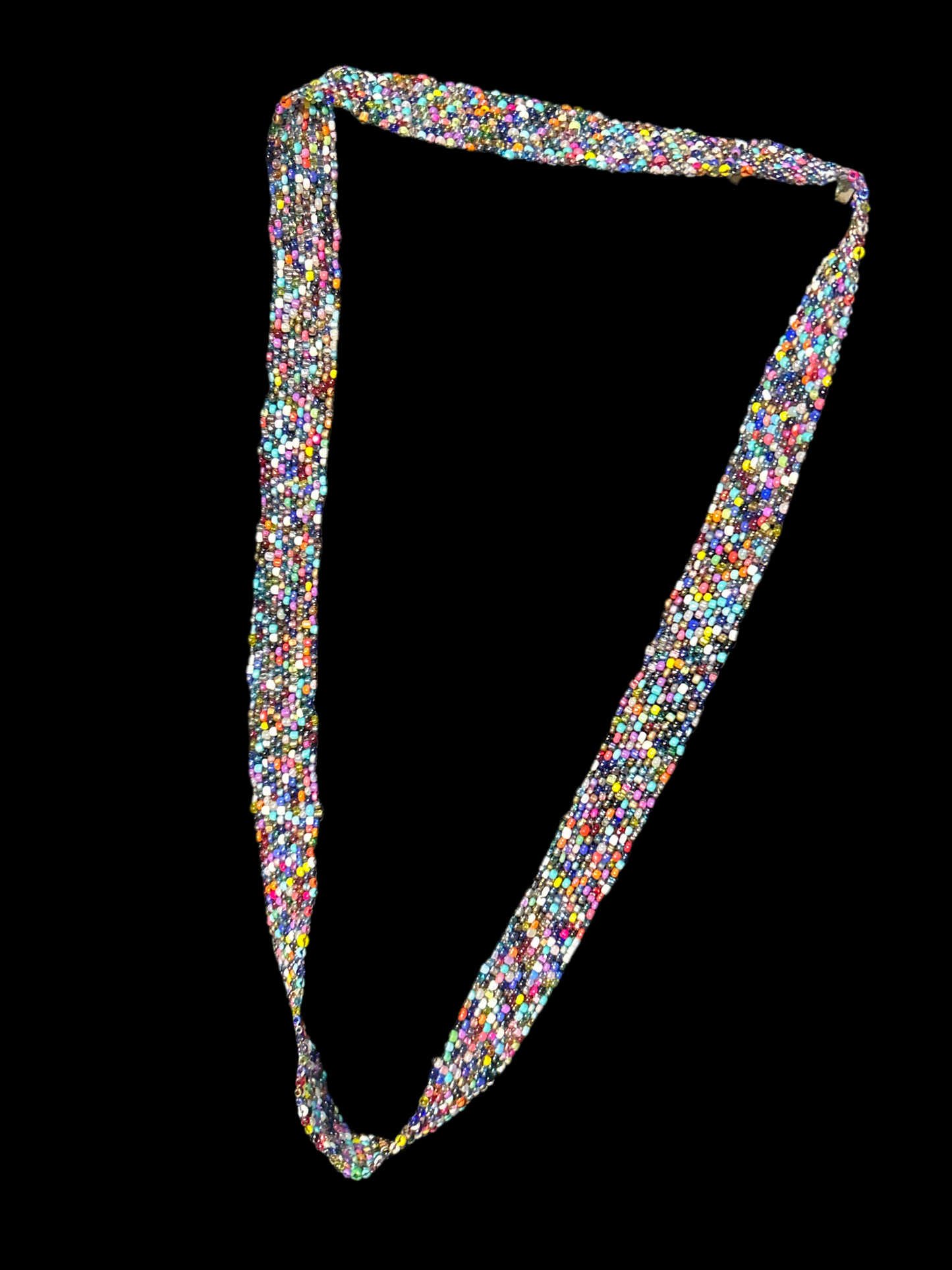 Everycolor Bead Soup Mix of Seed Beads 6-Wide Peyote Stitch Over the head Necklace