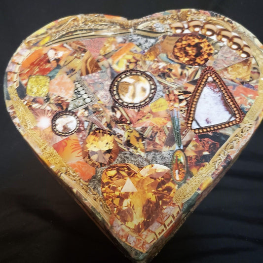 The Orange Non-Ephemera Topped Heart