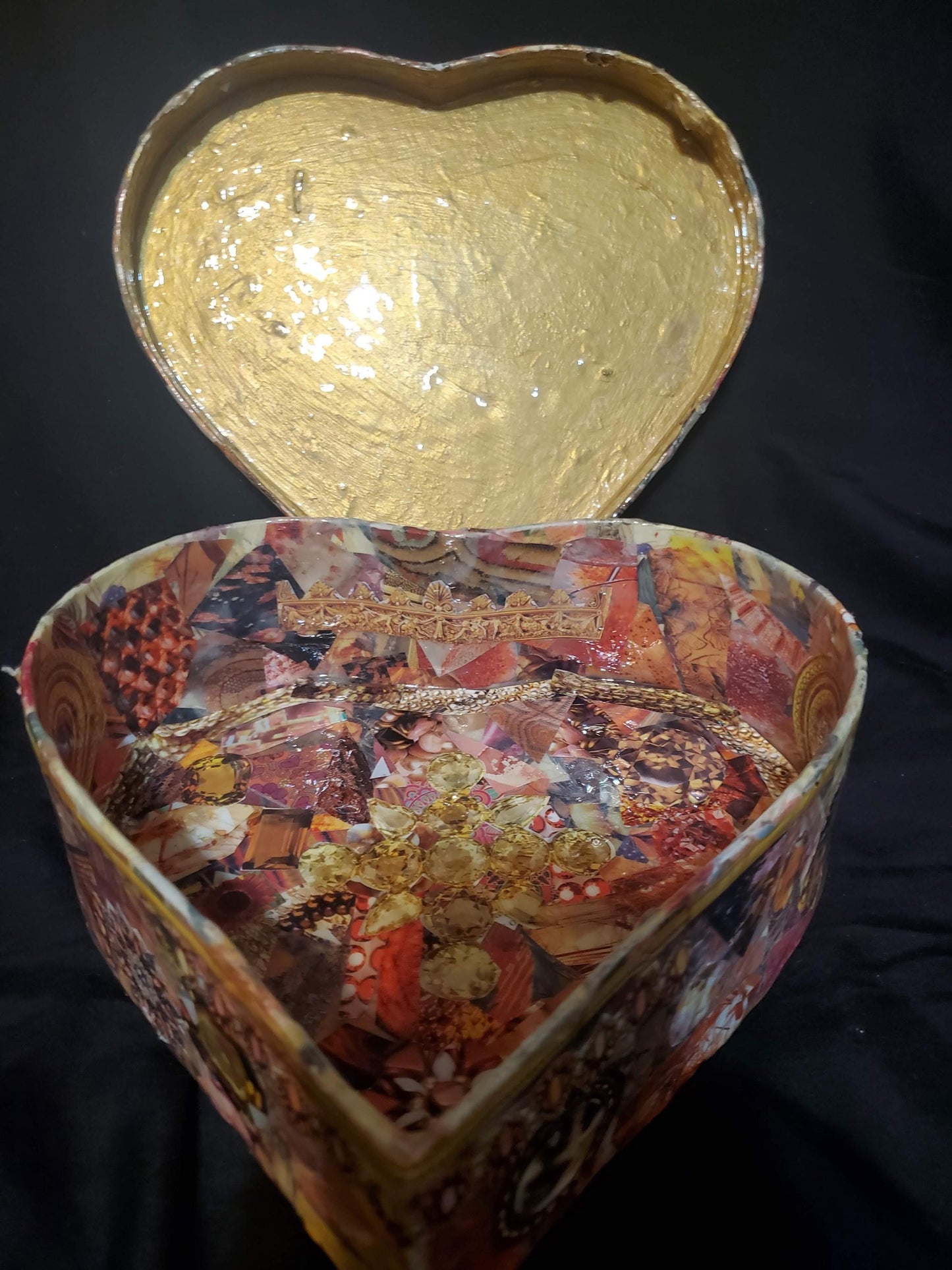 The Orange Non-Ephemera Topped Heart