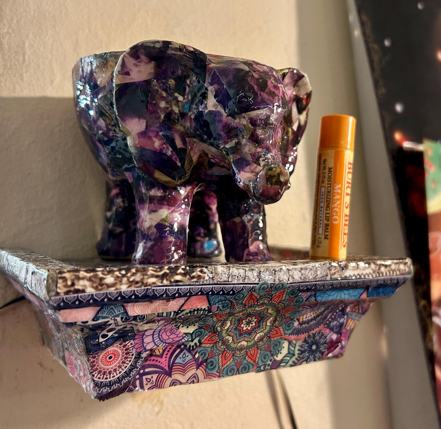 Mandelephant Shelf Appropriate Handmade