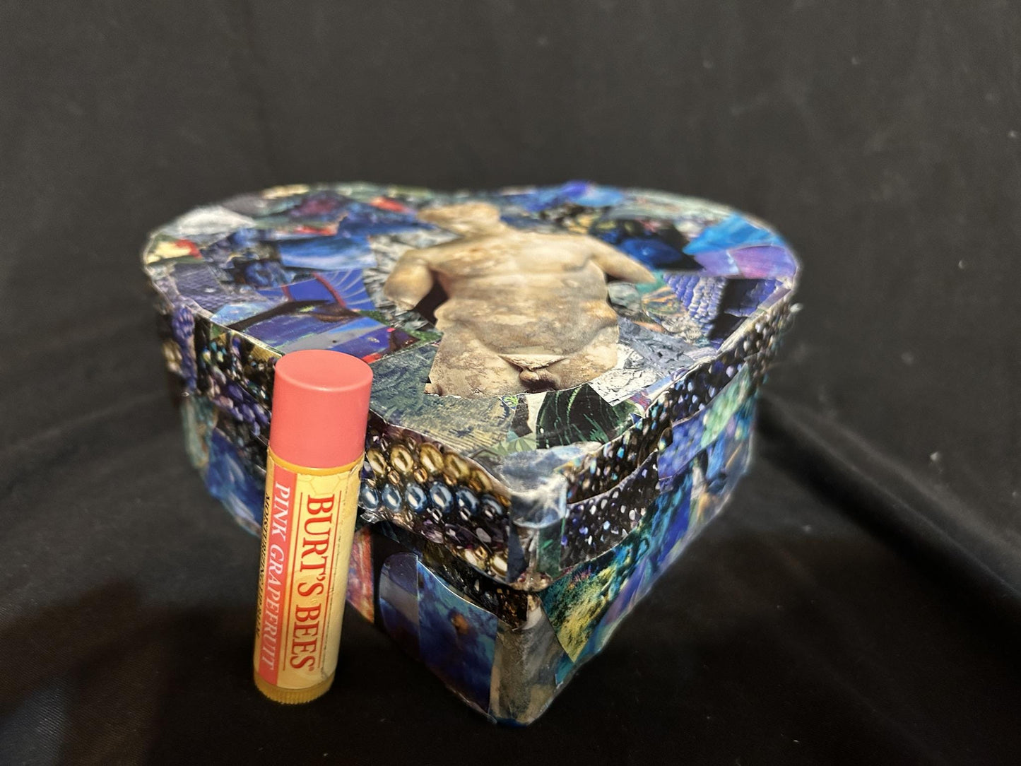 Wannabe In David Invalid Stationary Roman Goddess Porcelain Decoupage Box