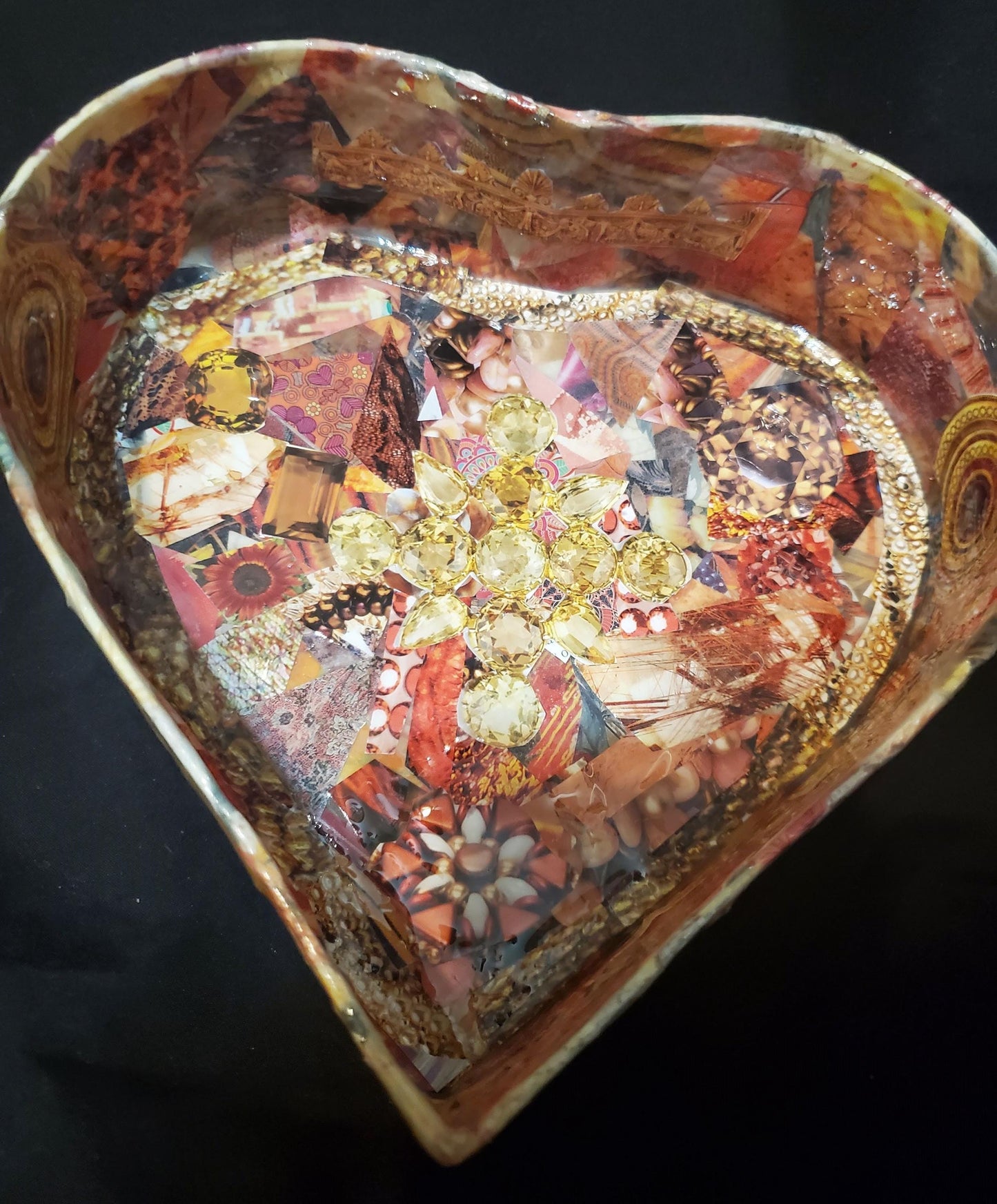 The Orange Non-Ephemera Topped Heart